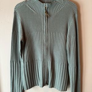 Womens J Jill Zip Sweater